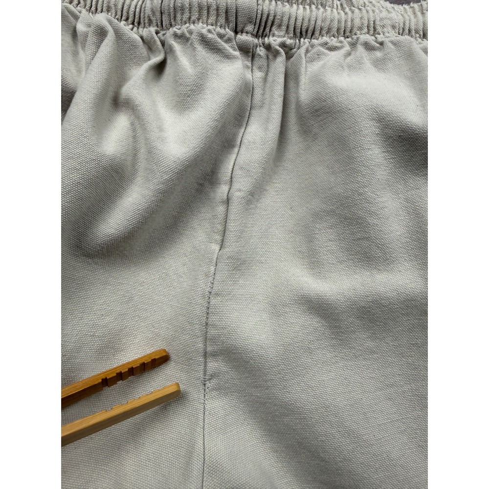 VTG 90s No Sweat Sweatwear Sugar Sack Cotton Pants Cream Mens One Size USA - Picture 14 of 16
